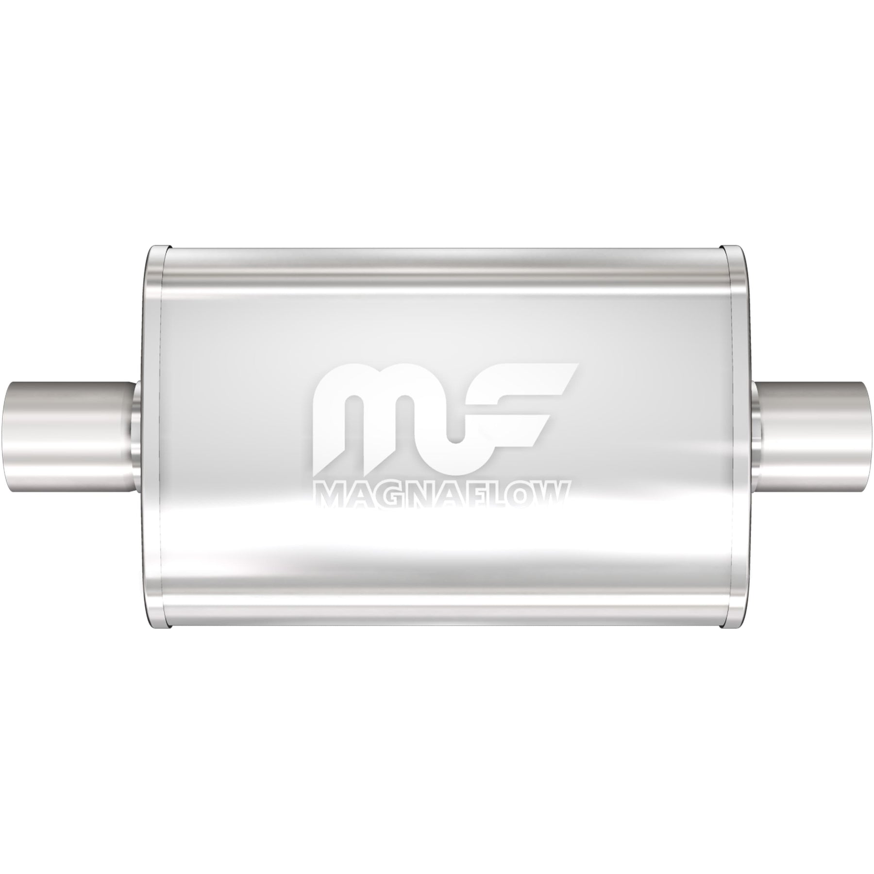 MagnaFlow Exhaust Products Exhaust MagnaFlow Exhaust Products 11114 - Straight-Through Performance Muffler; 2in. Center/Center; 3.5x14x7 Body