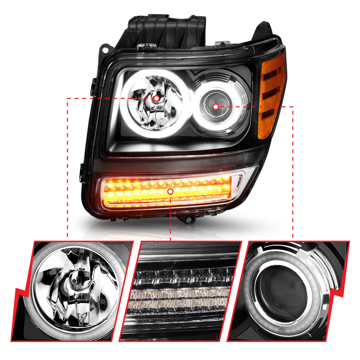 ANZO USA 111145 - Headlight Set