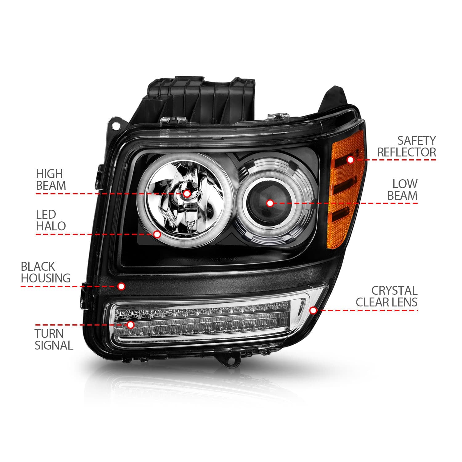 ANZO USA Electrical Lighting and Body ANZO USA 111145 Headlight Set