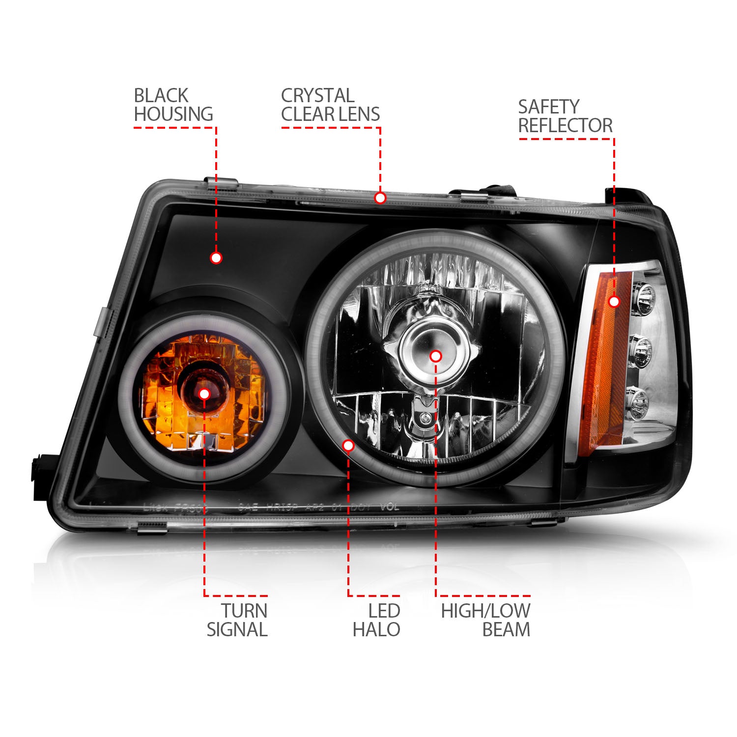 ANZO USA 111152 - Headlight Set