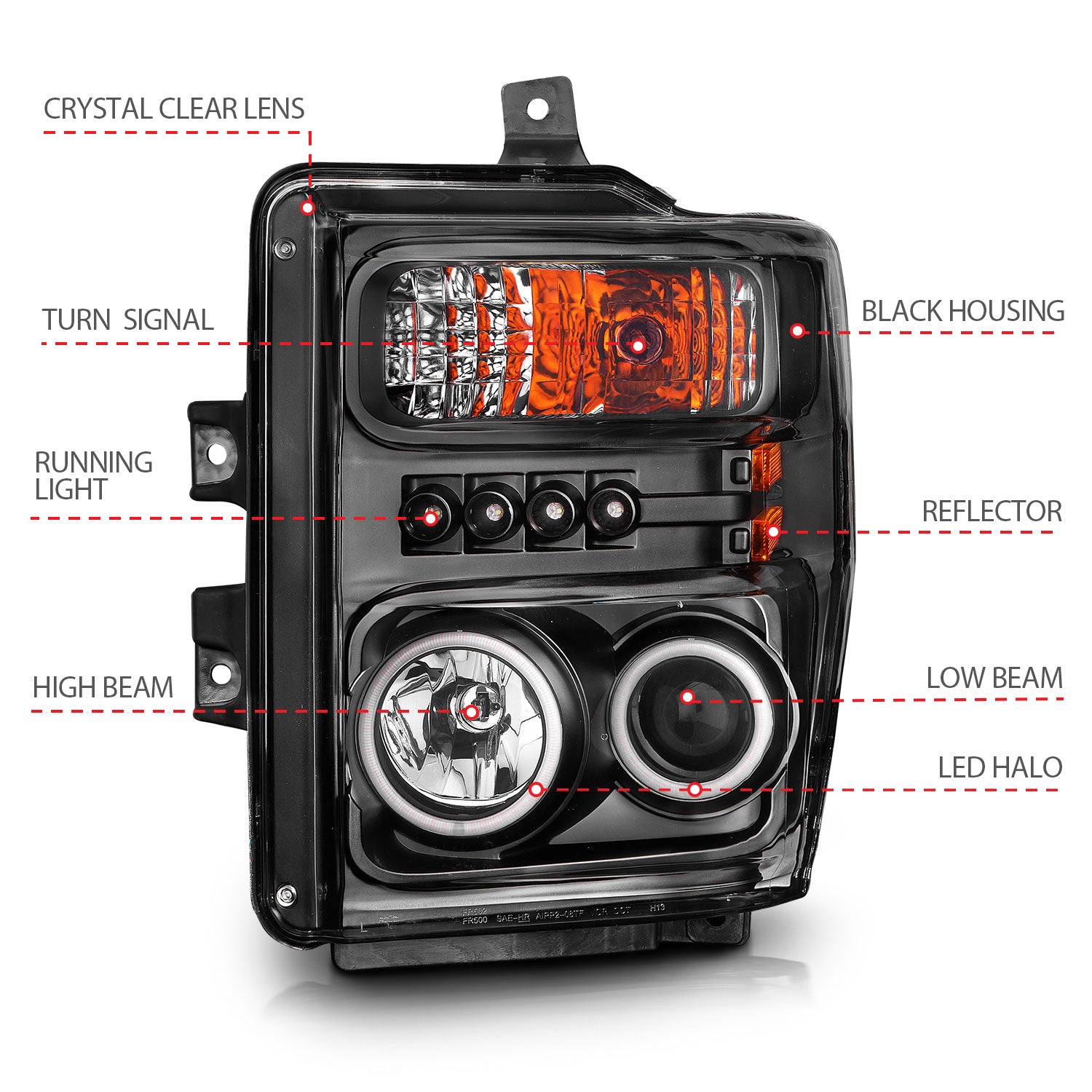 ANZO USA 111168 - Headlight Set
