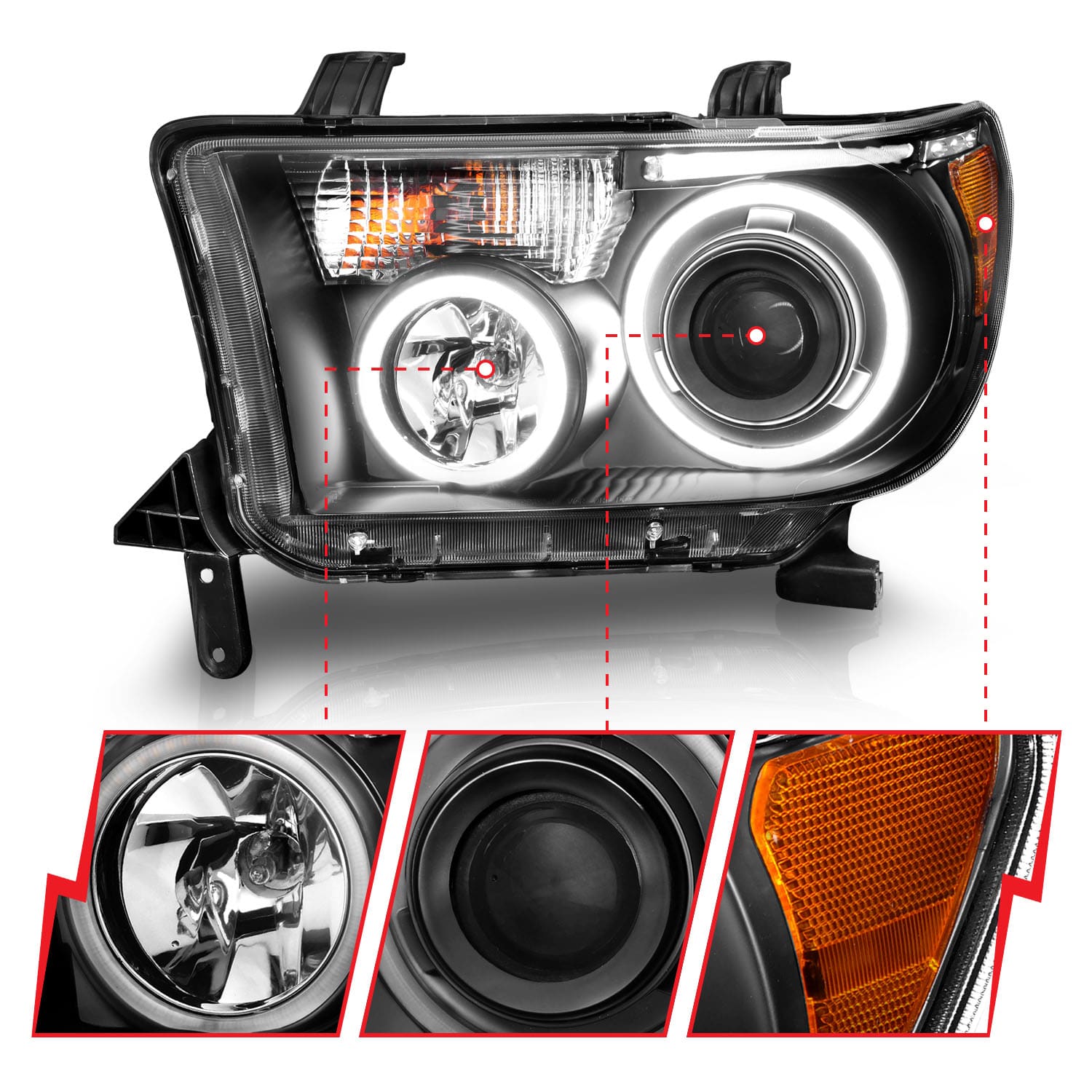 ANZO USA Electrical Lighting and Body ANZO USA 111174 Headlight Set