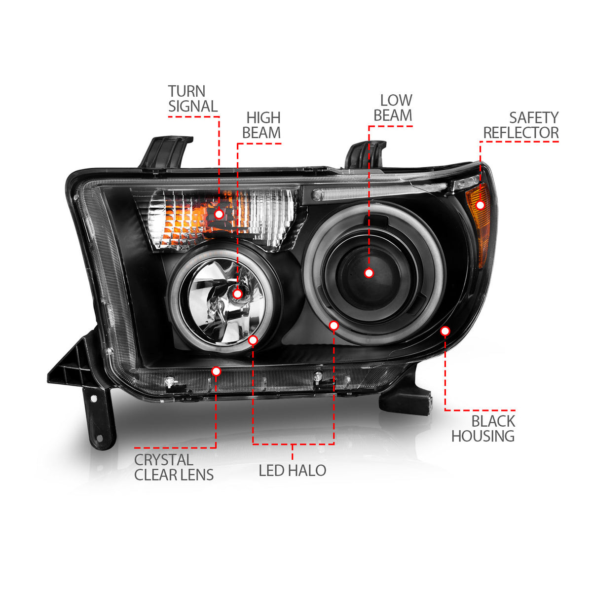 ANZO USA 111174 - Headlight Set