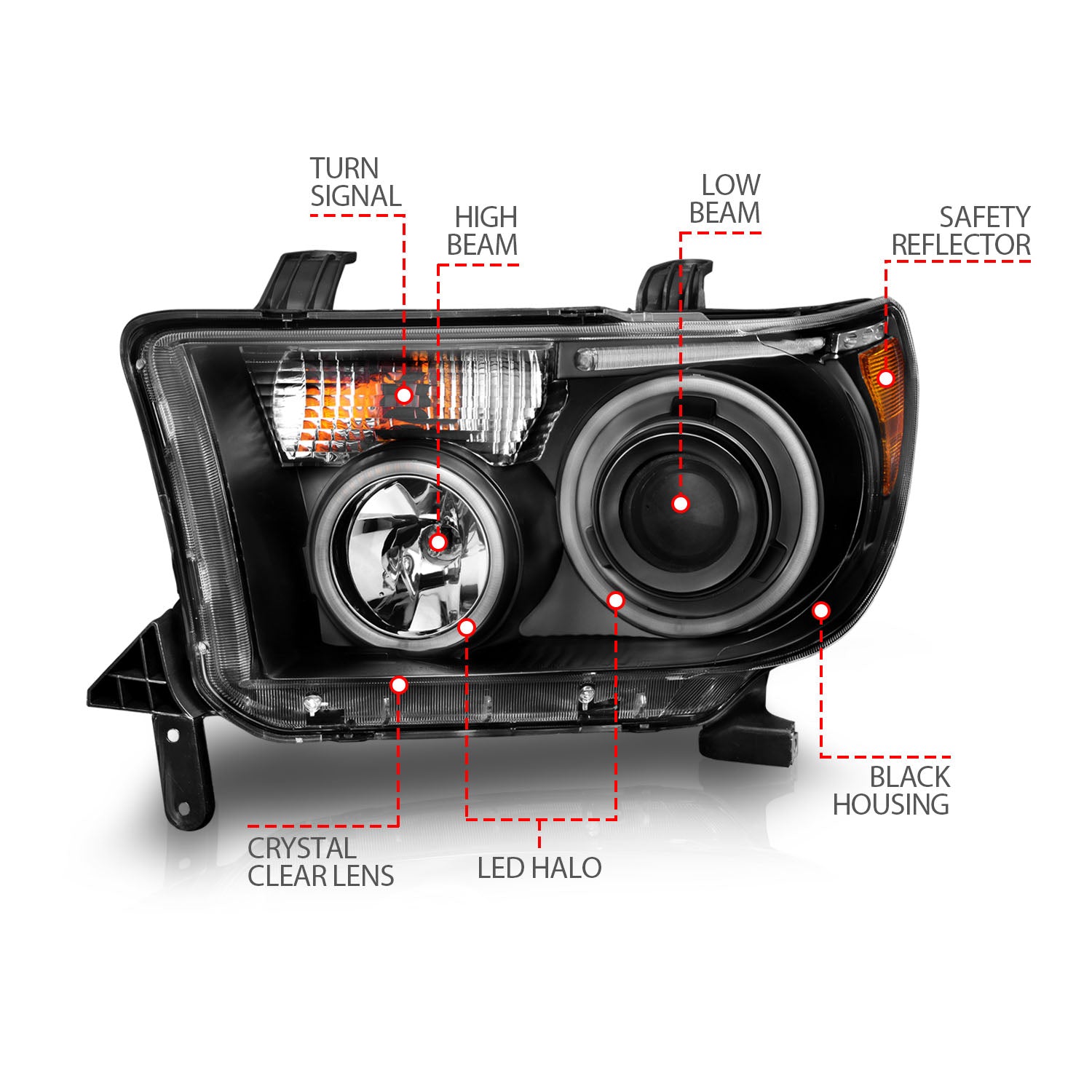 ANZO USA 111174 - Headlight Set
