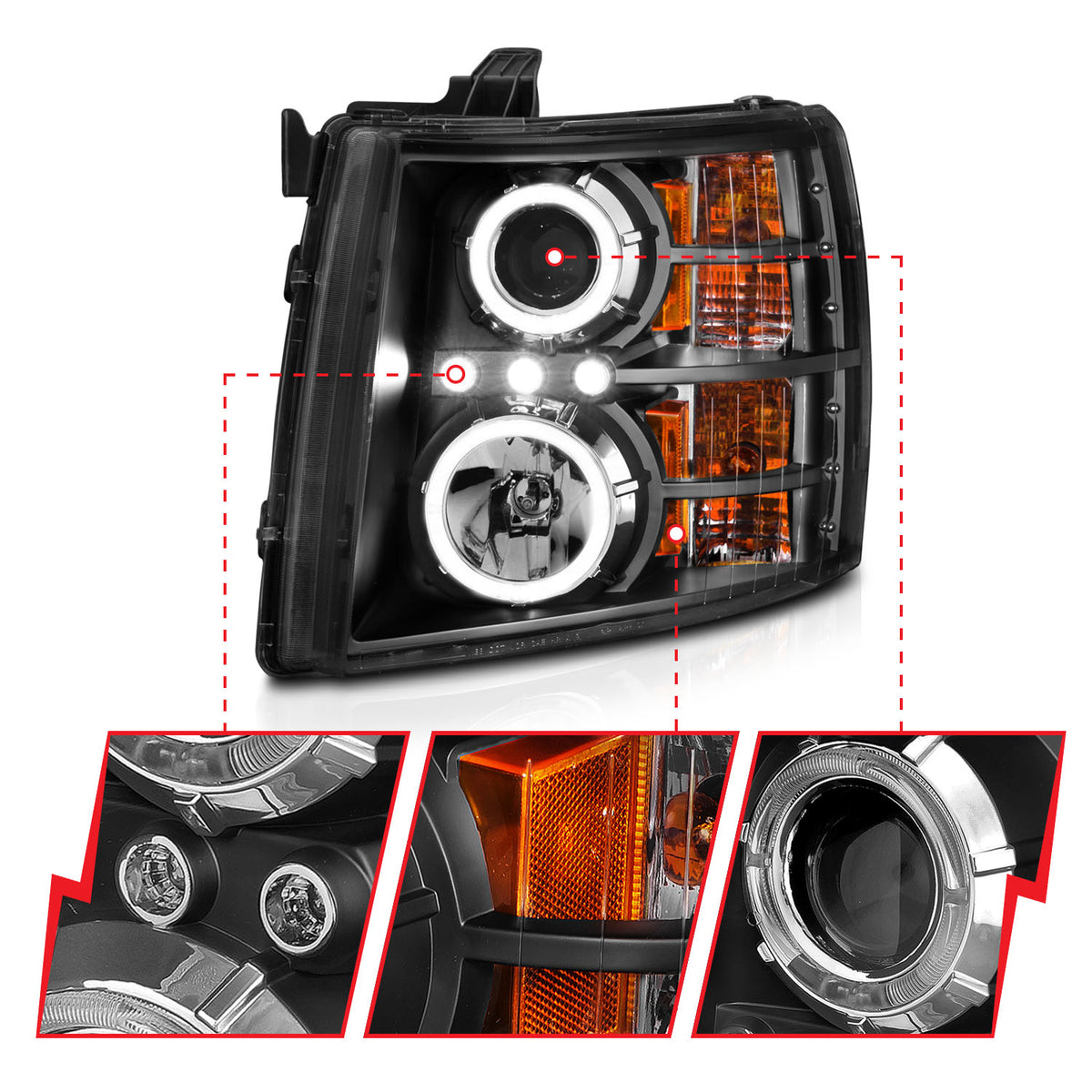 ANZO USA 111200 - Headlight Set