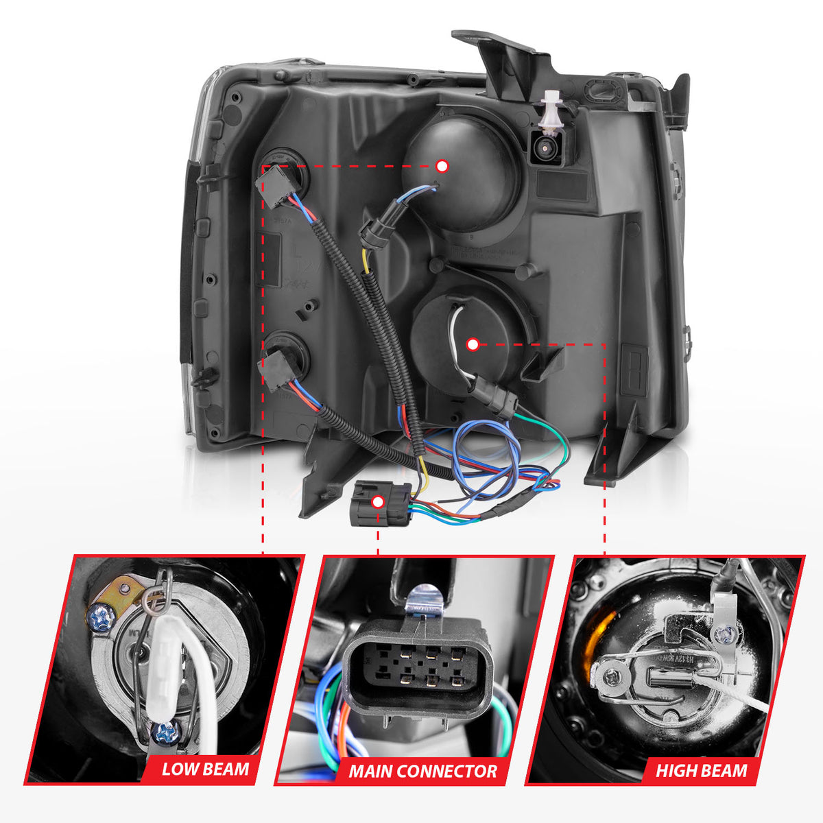 ANZO USA 111200 - Headlight Set