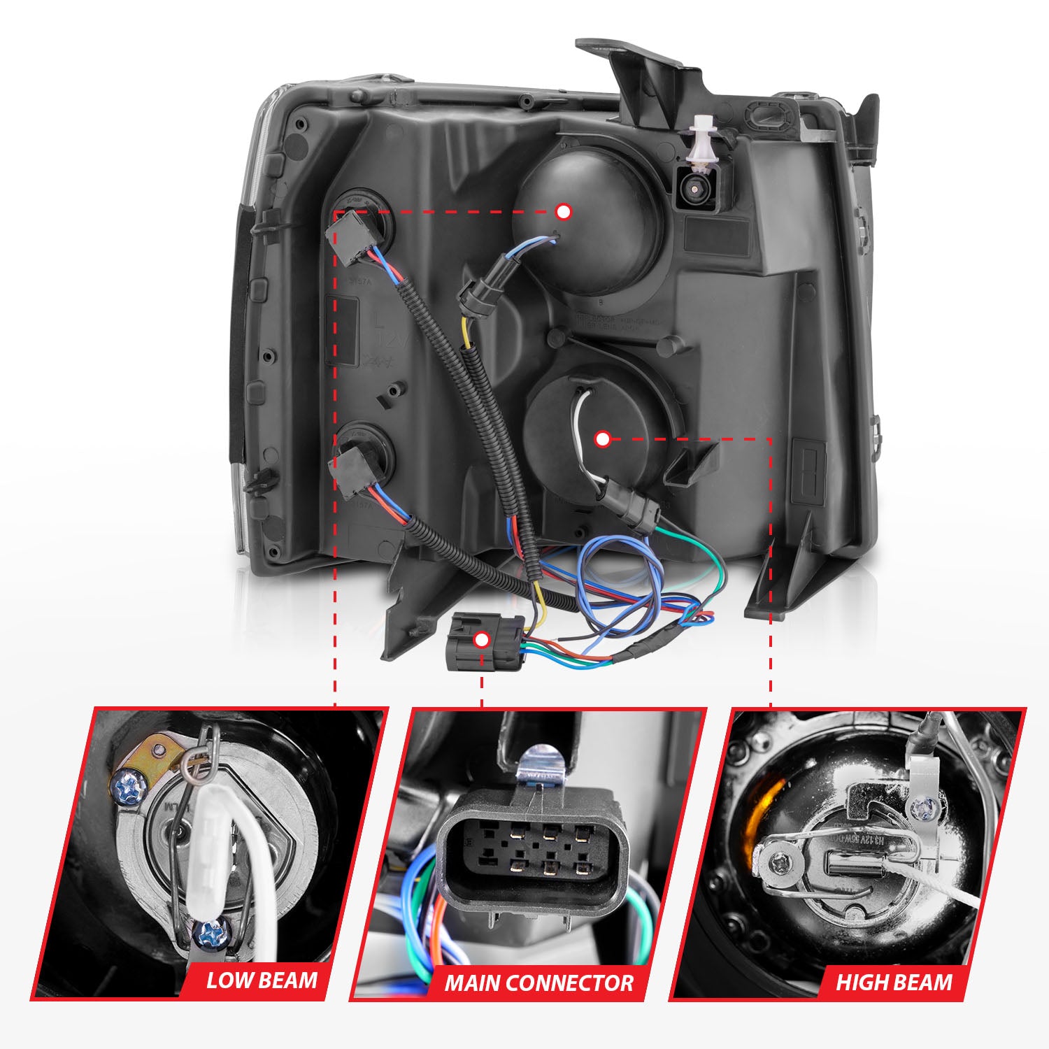 ANZO USA 111200 - Headlight Set