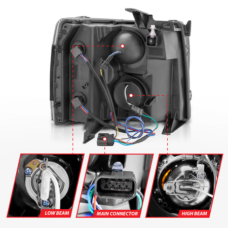 ANZO USA 111200 - Headlight Set
