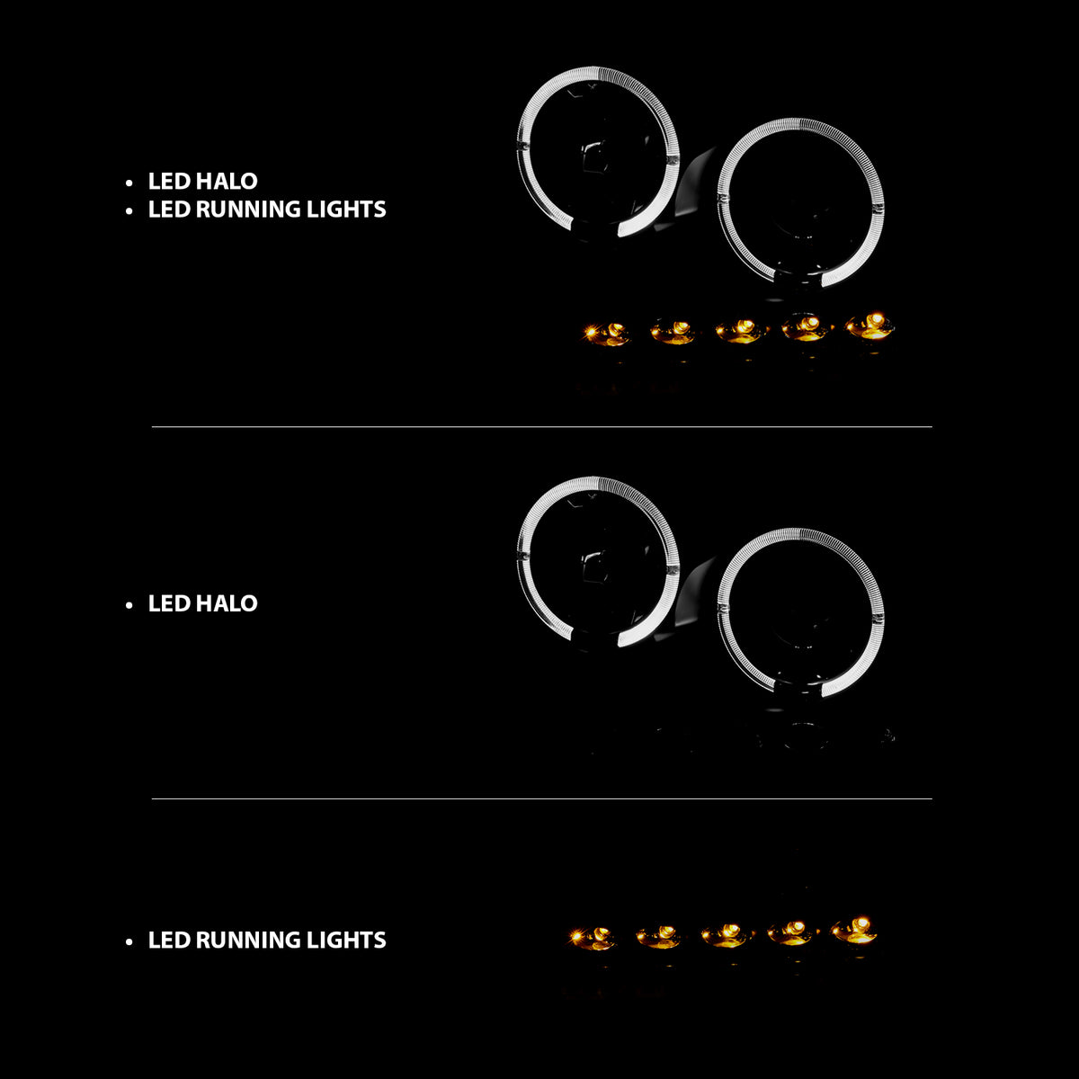 ANZO USA 111204 - Headlight Set