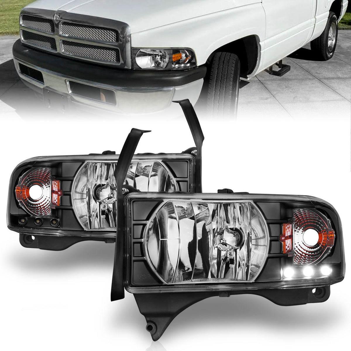 ANZO USA 111205 - Headlight Set