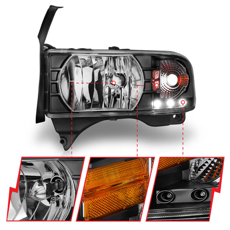 ANZO USA 111205 - Headlight Set