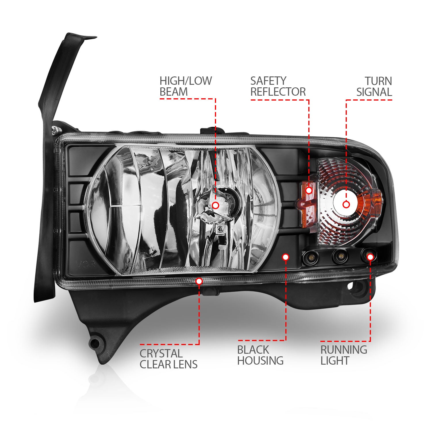 ANZO USA 111205 - Headlight Set