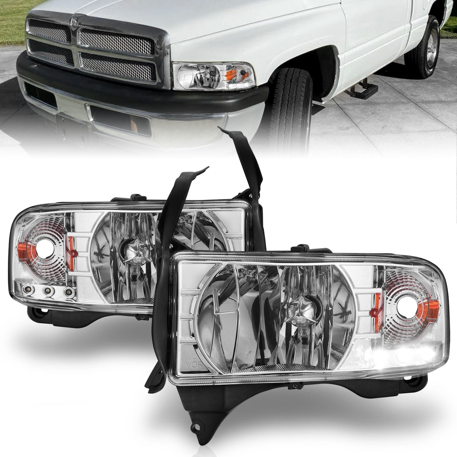 ANZO USA Electrical Lighting and Body ANZO USA 111206 Headlight Set