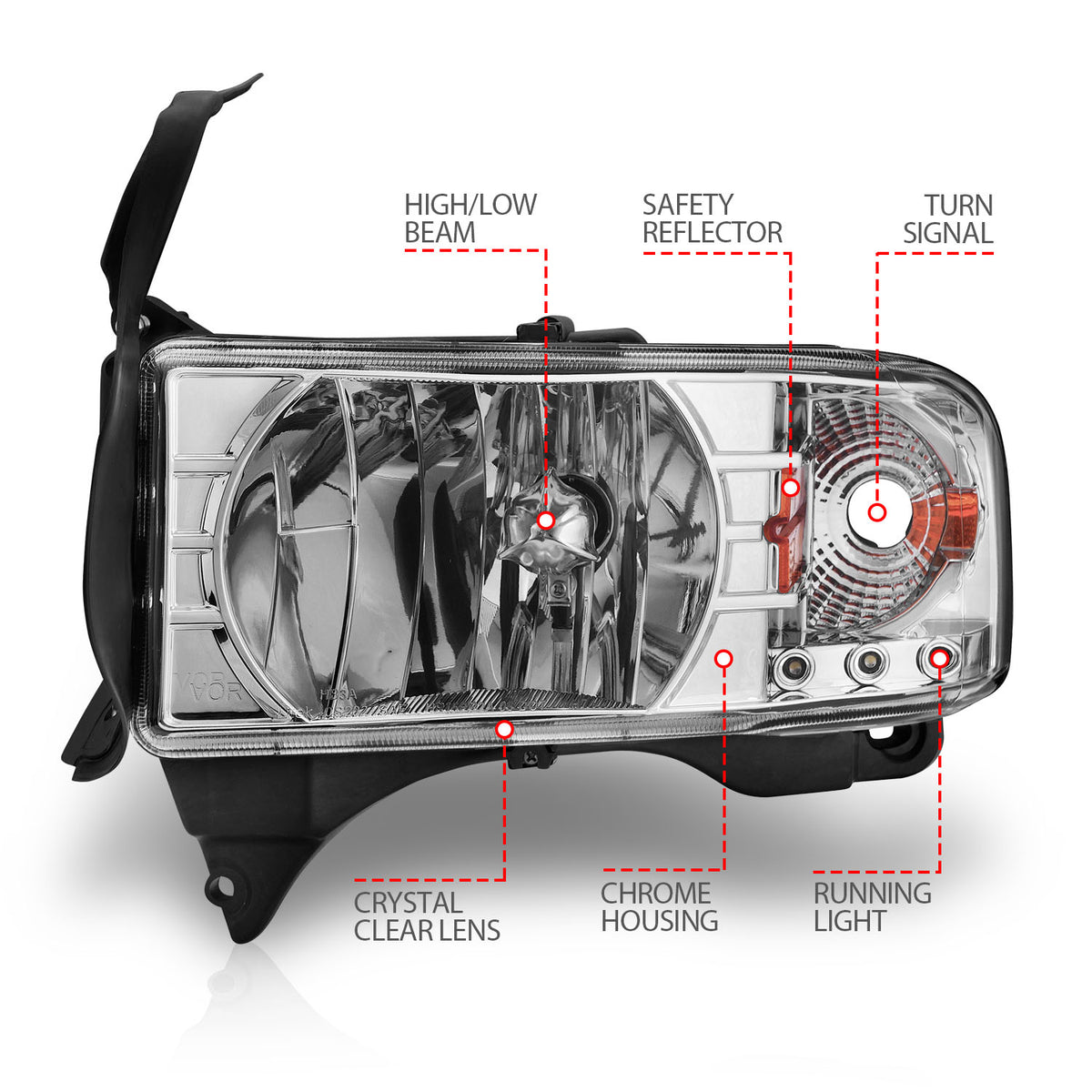 ANZO USA 111206 - Headlight Set