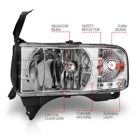 ANZO USA 111206 - Headlight Set