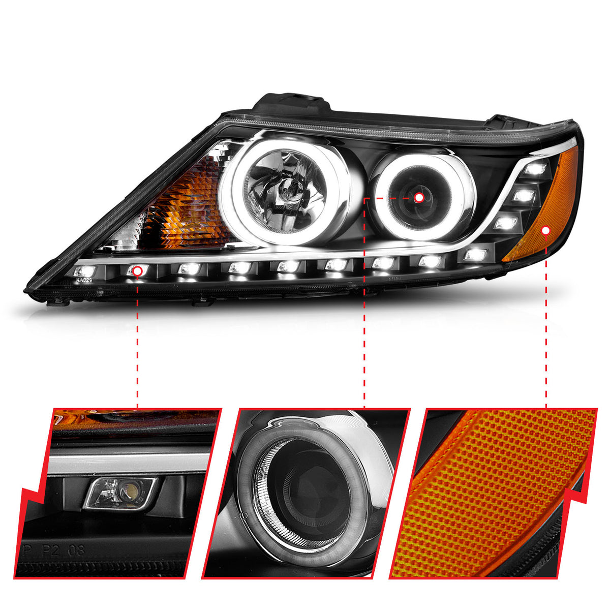 ANZO USA 111248 - Headlight Set