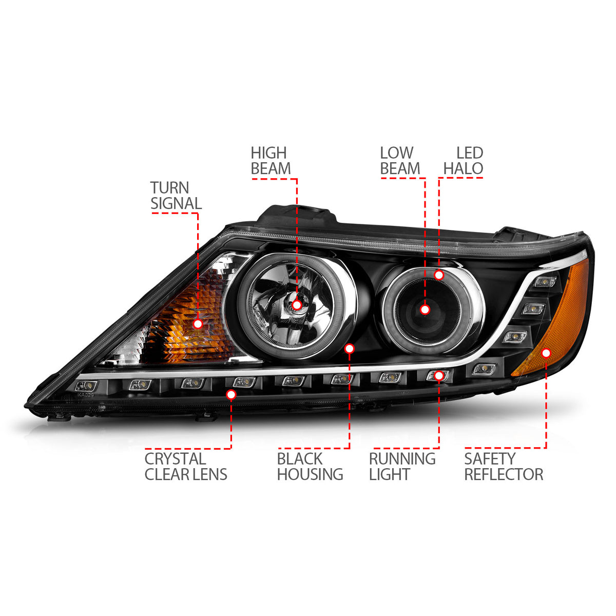 ANZO USA 111248 - Headlight Set