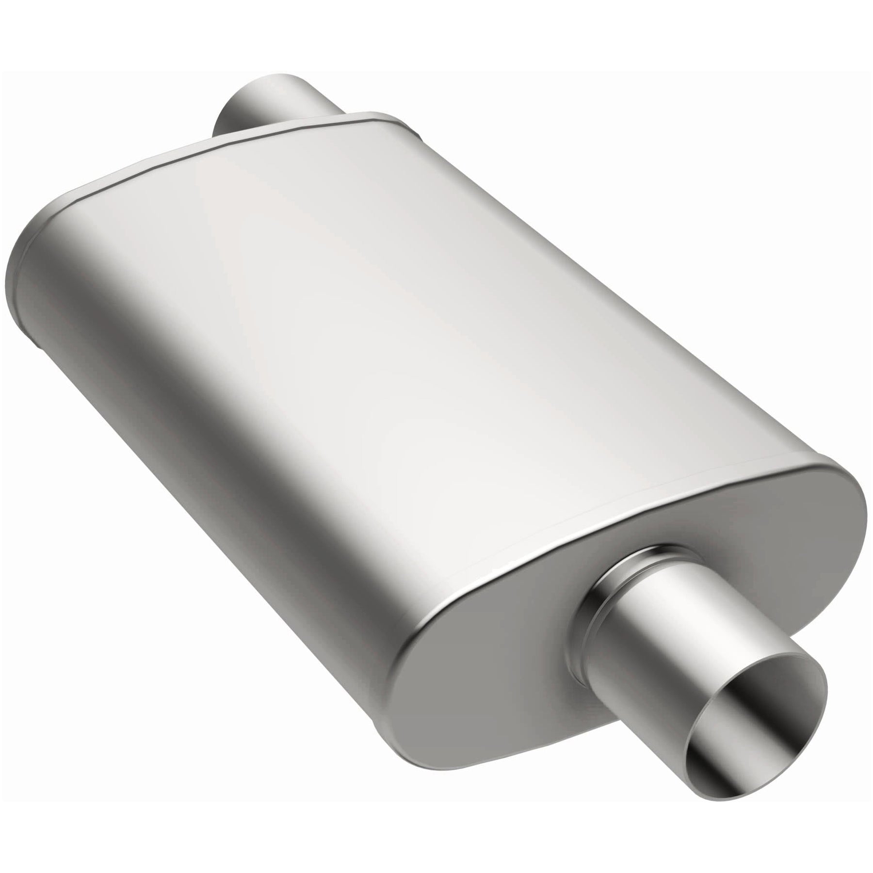 MagnaFlow Exhaust Products 11124 - Straight-Through Performance Muffler; 2in. Offset/Center; 3.5x14x7 Body 2