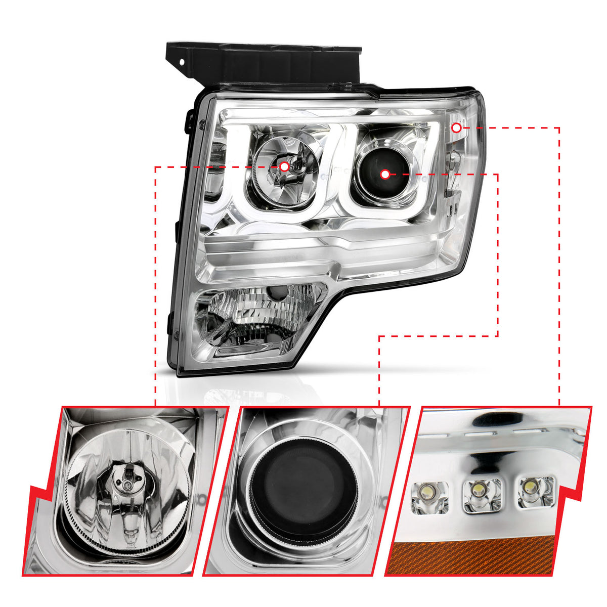 ANZO USA 111264 - Headlight Set