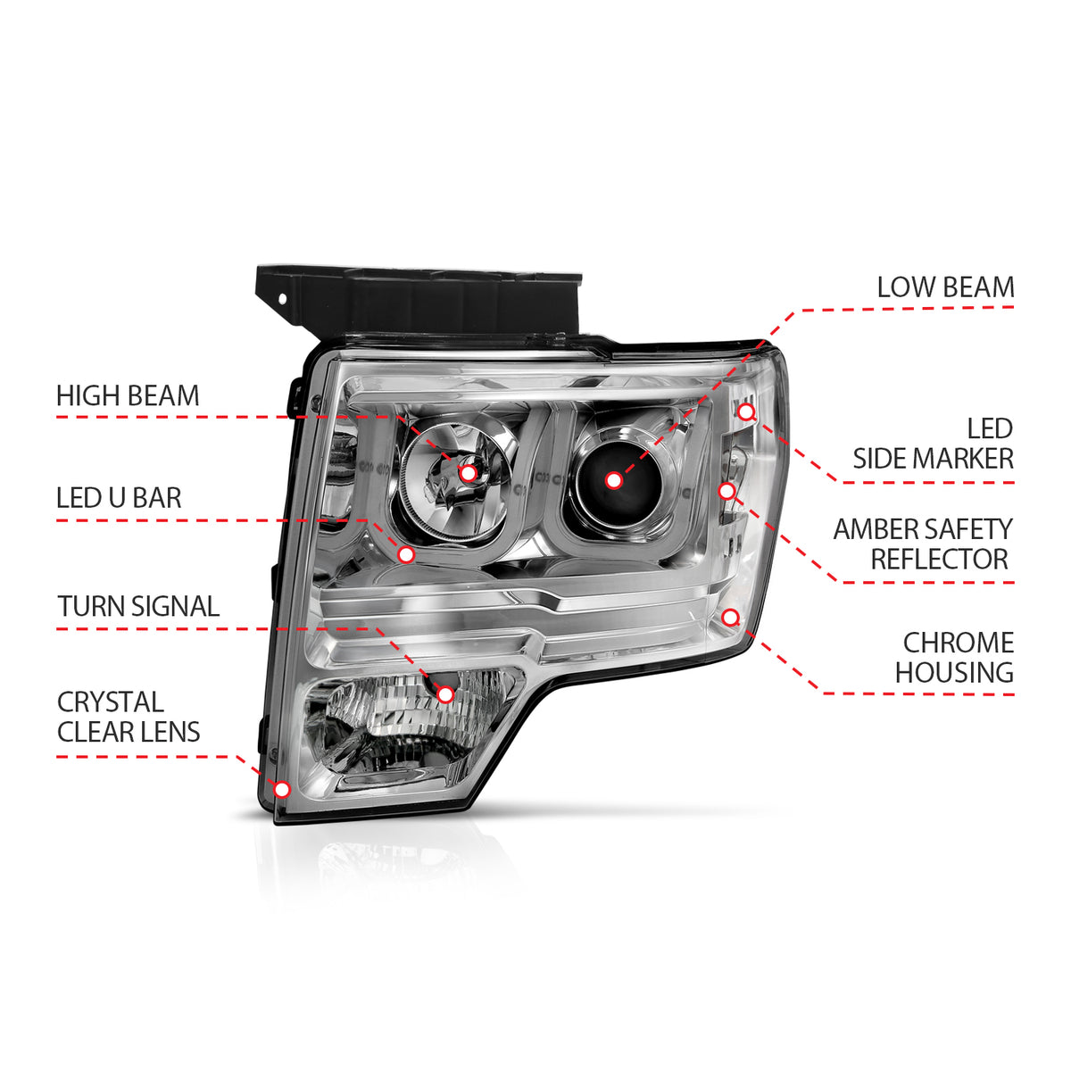 ANZO USA 111264 - Headlight Set