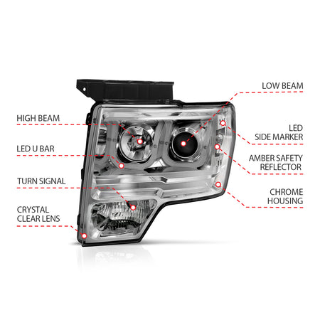 ANZO USA 111264 - Headlight Set
