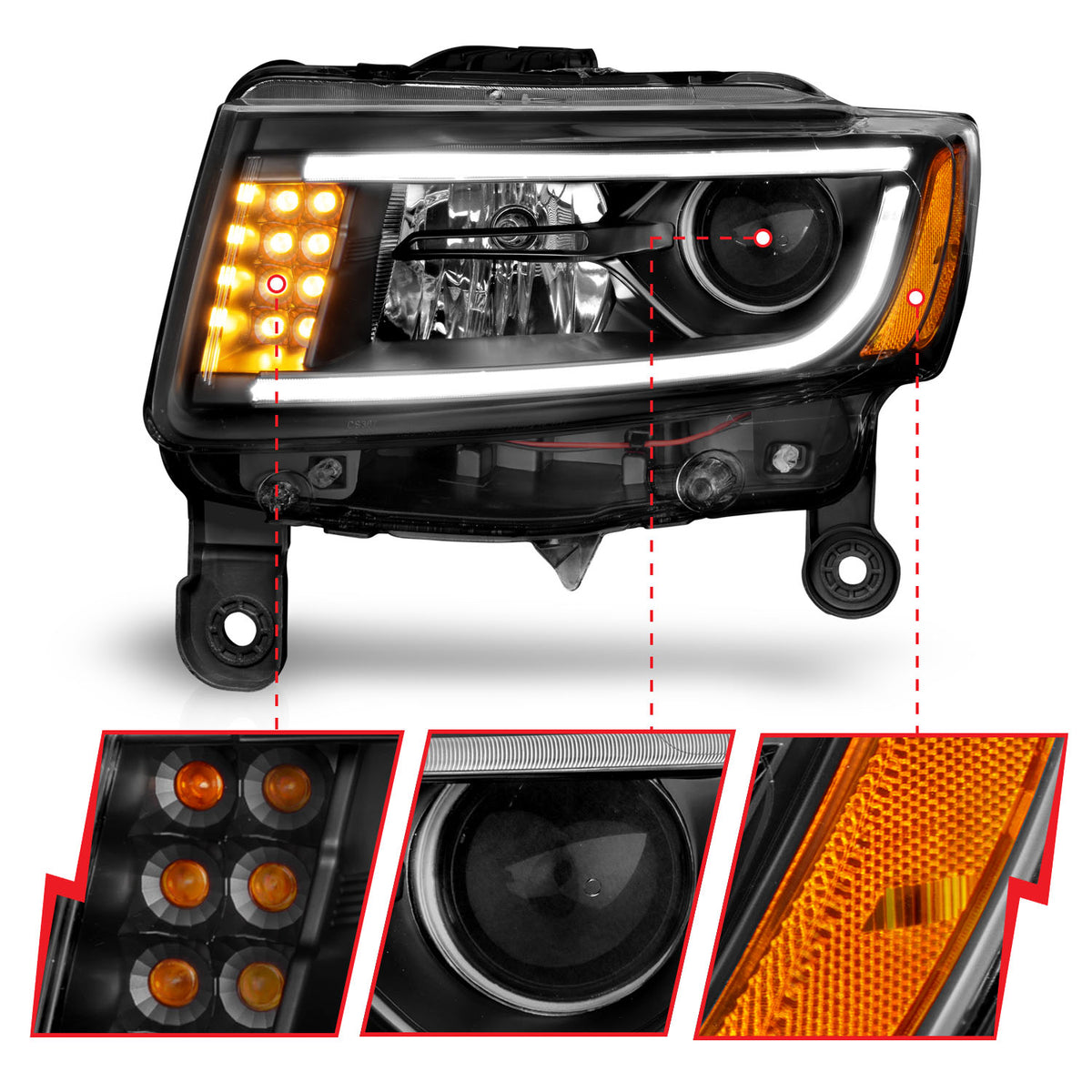 ANZO USA 111329 - Headlight Set