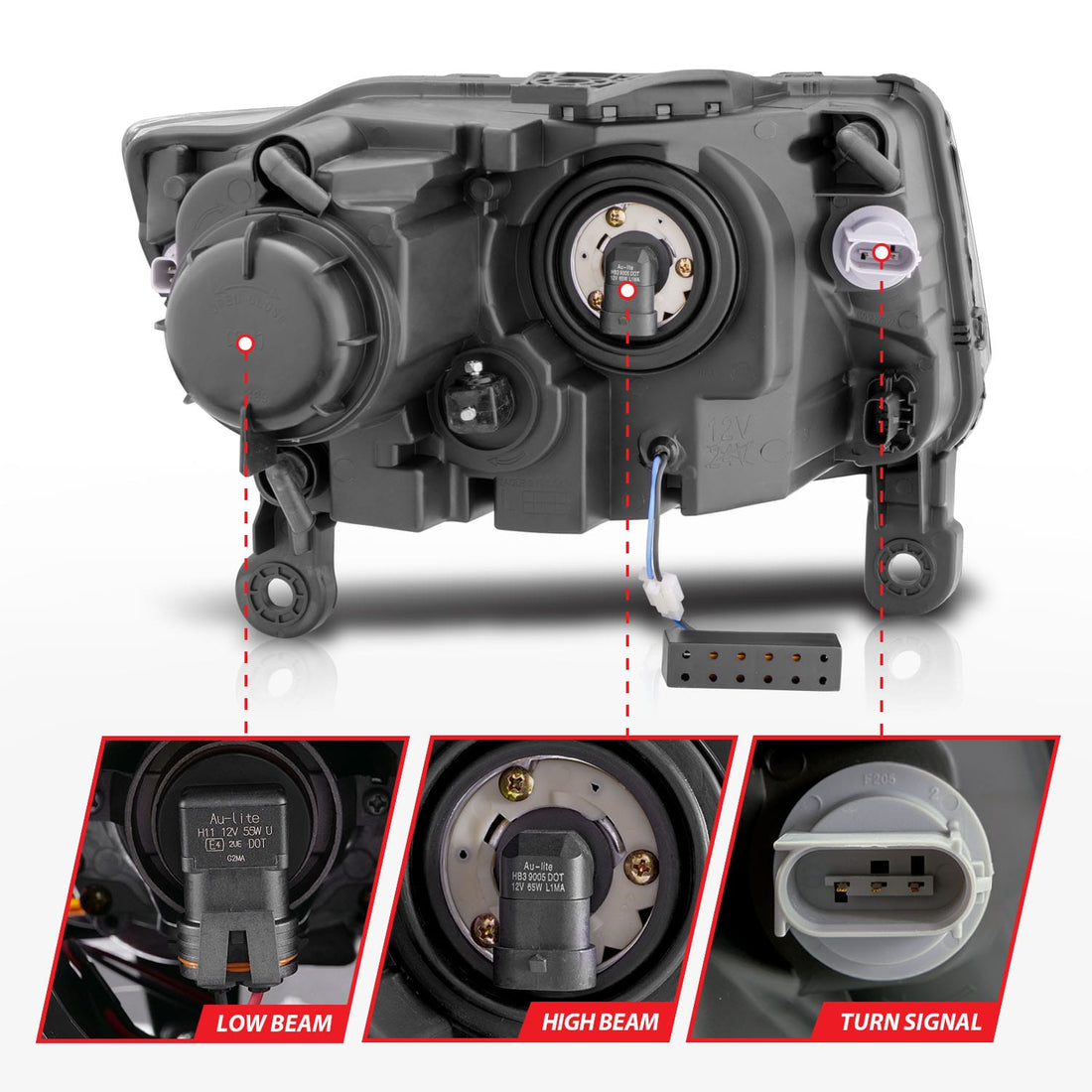ANZO USA Electrical Lighting and Body ANZO USA 111329 Headlight Set
