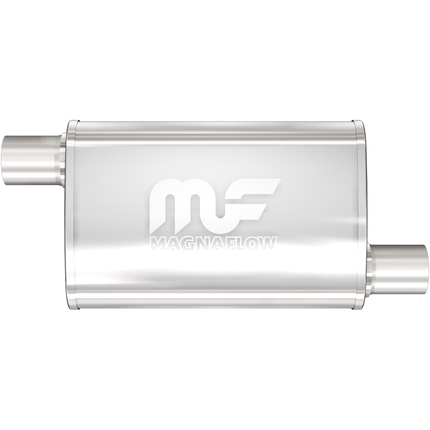 MagnaFlow Exhaust Products Exhaust MagnaFlow Exhaust Products 11134 - Straight-Through Performance Muffler; 2in. Offset/Offset; 3.5x14x7 Body