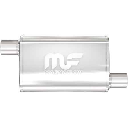 MagnaFlow Exhaust Products Exhaust MagnaFlow Exhaust Products 11134 - Straight-Through Performance Muffler; 2in. Offset/Offset; 3.5x14x7 Body
