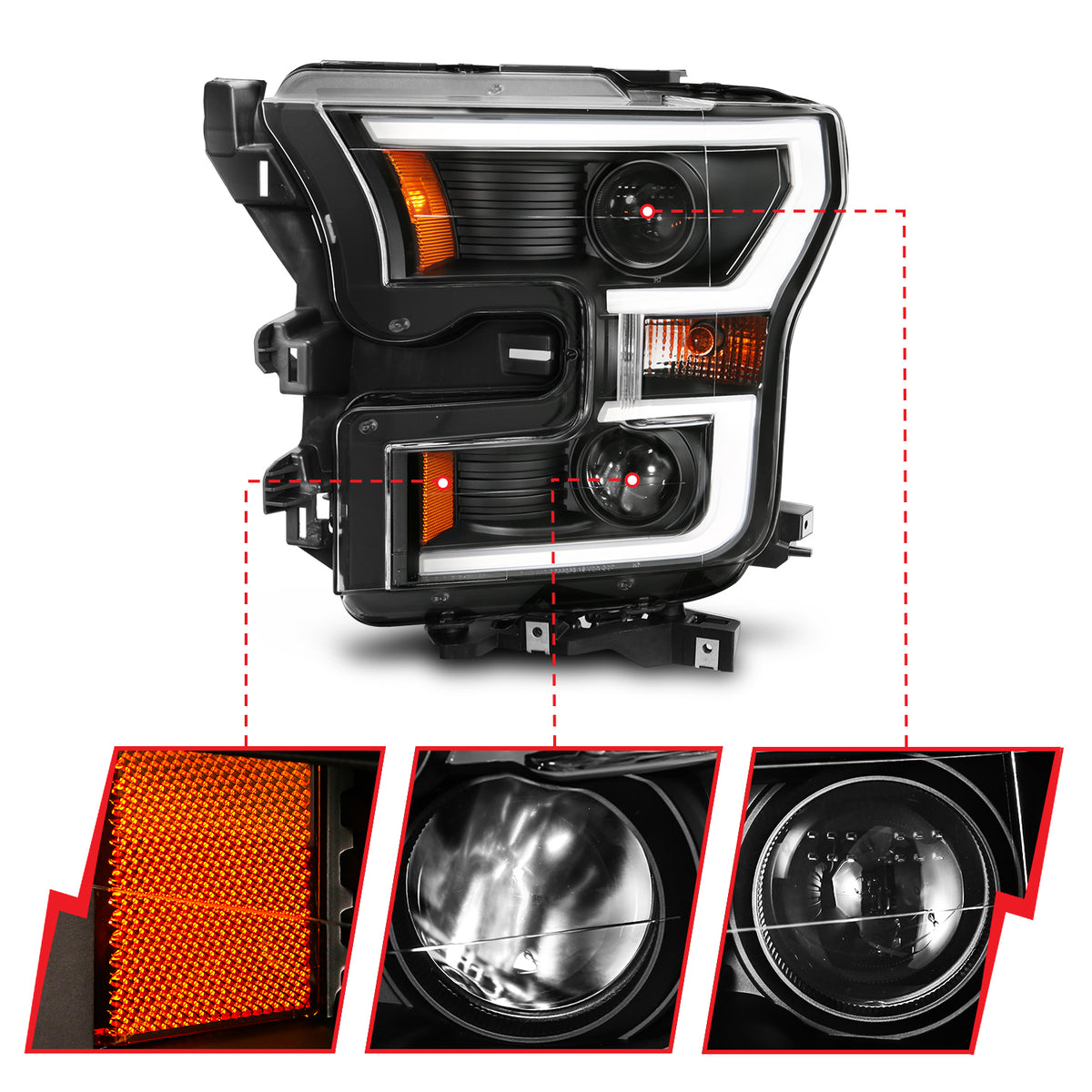 ANZO USA 111357 - Headlight Set