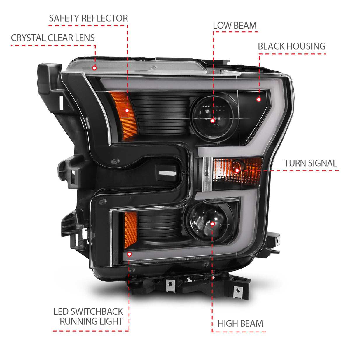 ANZO USA 111357 - Headlight Set