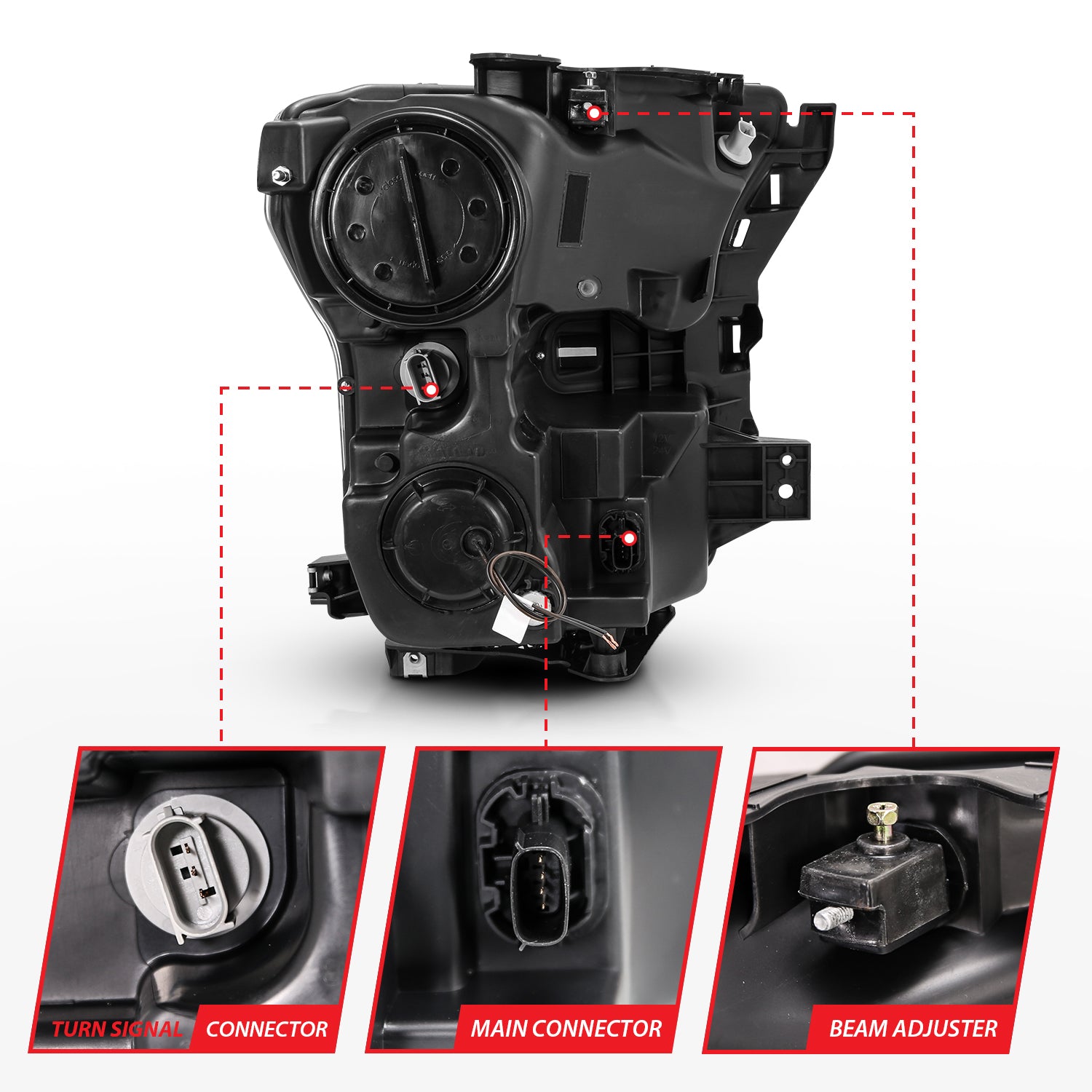 ANZO USA 111357 - Headlight Set