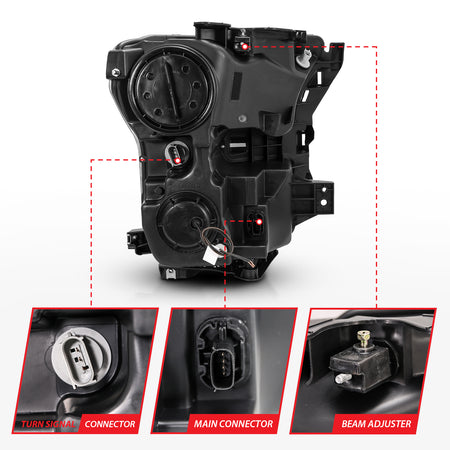 ANZO USA 111357 - Headlight Set