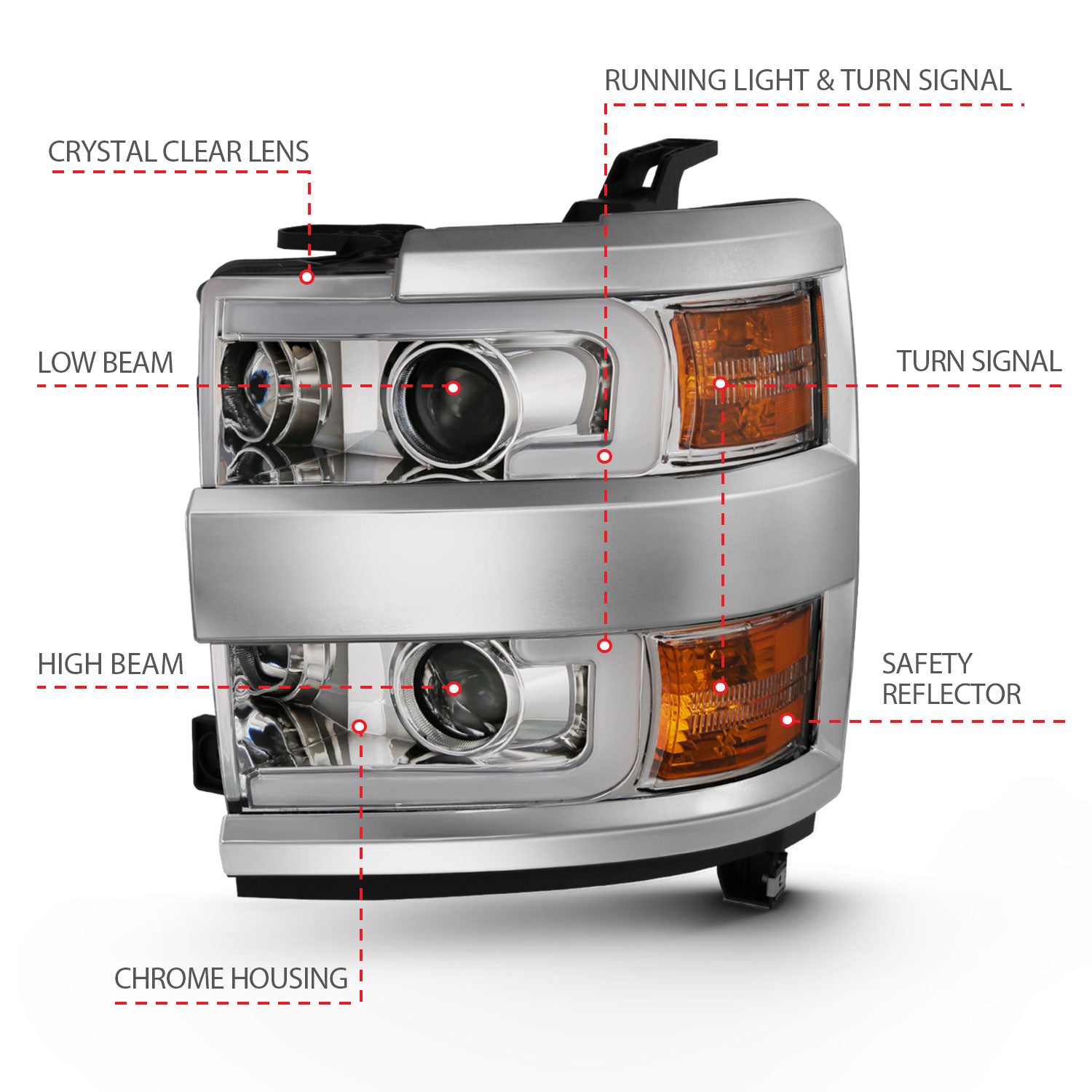 ANZO USA 111360 - Headlight Set