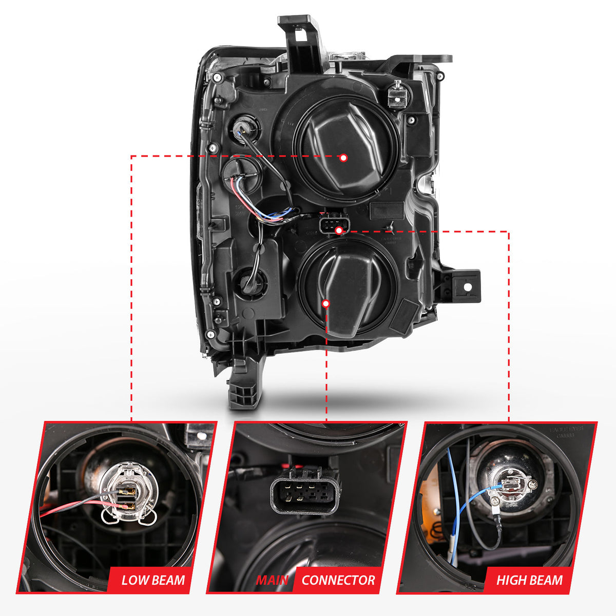 ANZO USA 111360 - Headlight Set