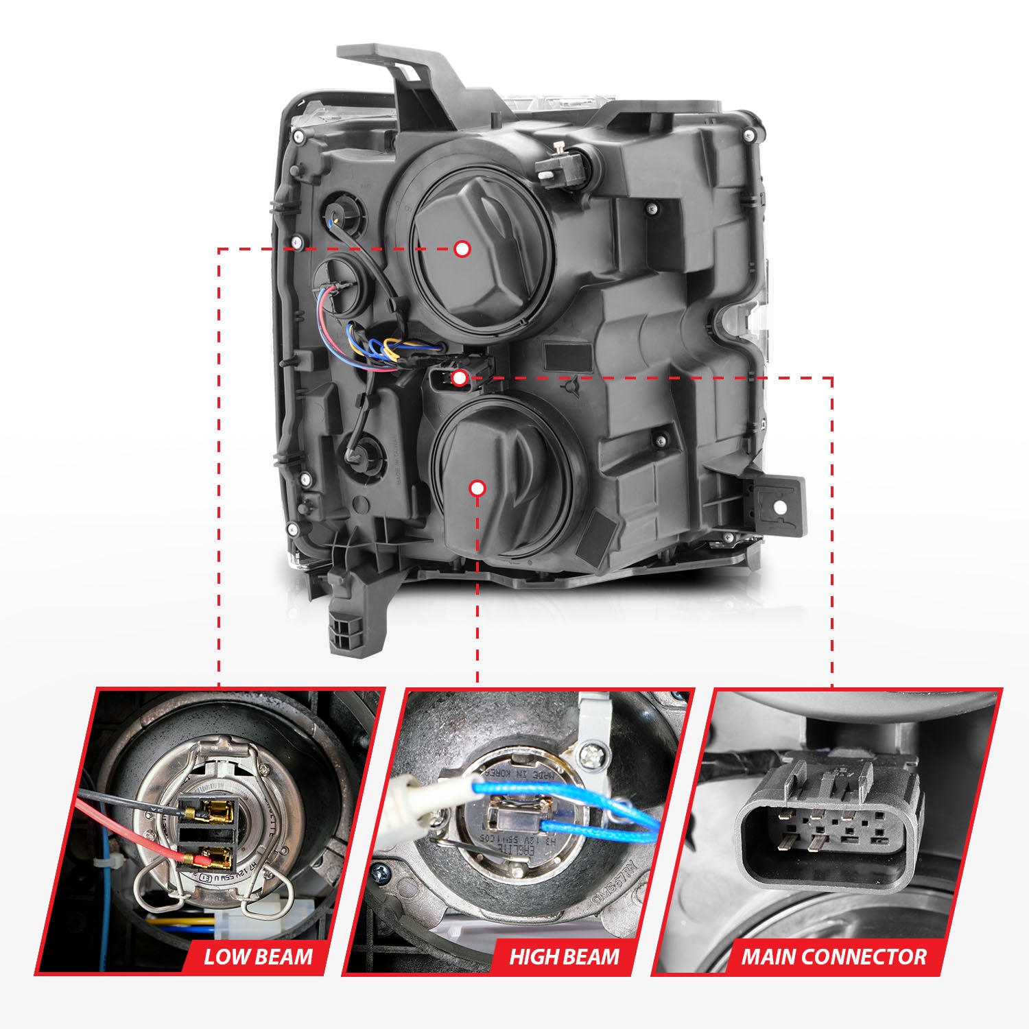 ANZO USA 111366 - Headlight Set