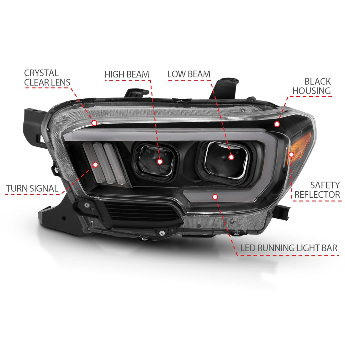 ANZO USA Electrical Lighting and Body ANZO USA 111379 Headlight Set