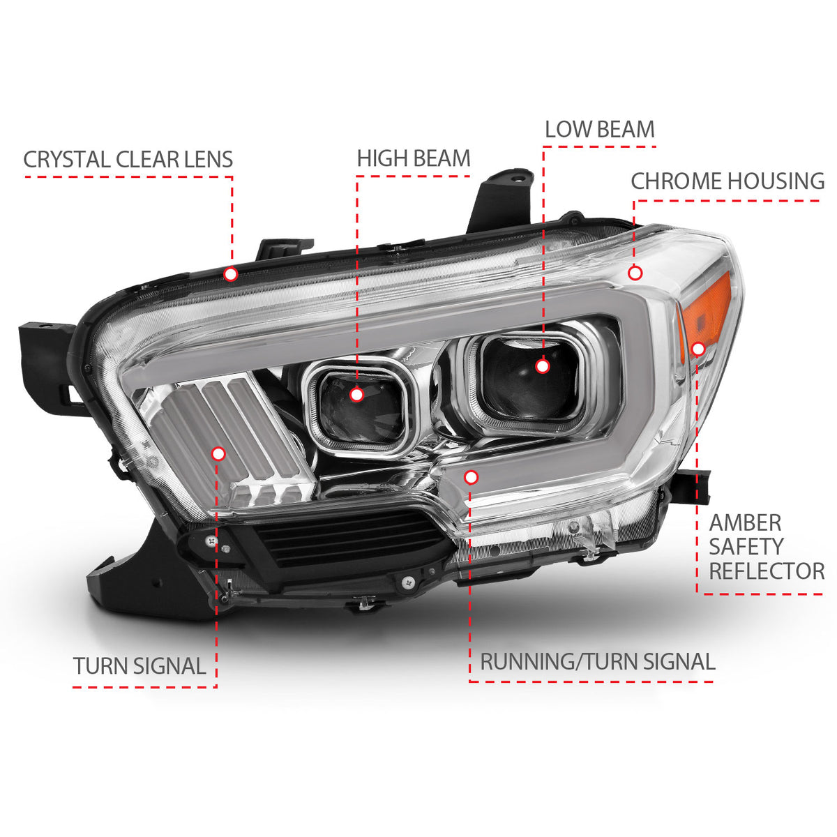 ANZO USA 111380 - Headlight Set