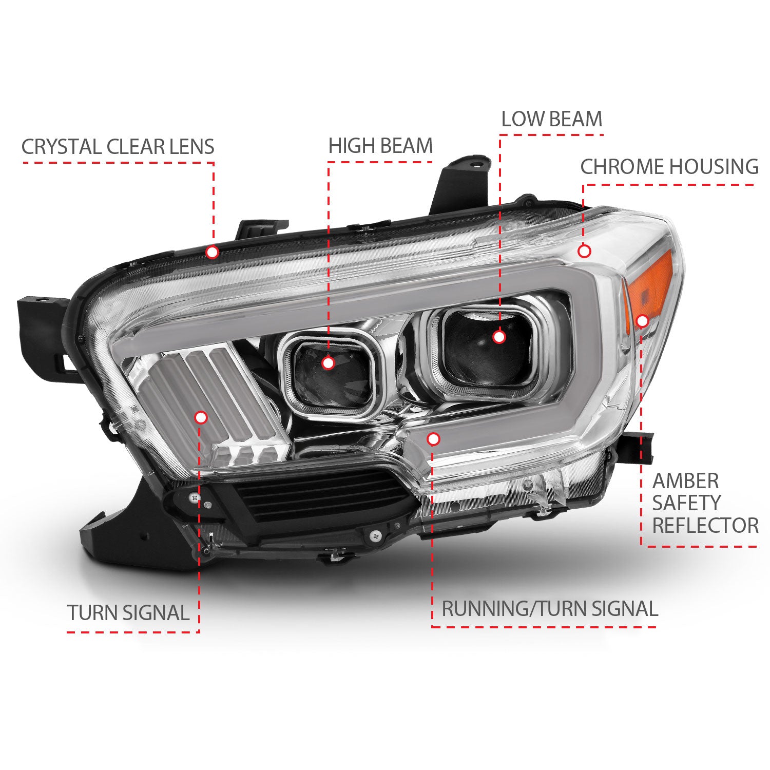 ANZO USA 111380 - Headlight Set