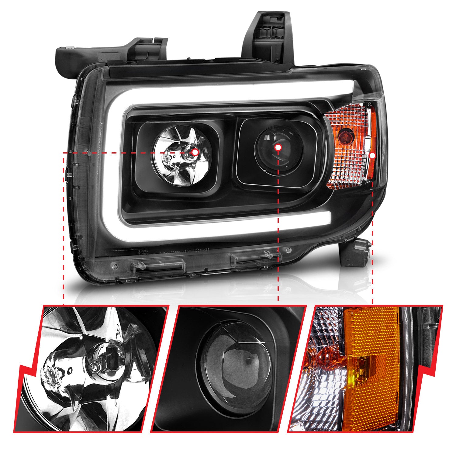 ANZO USA 111381 - Headlight Set
