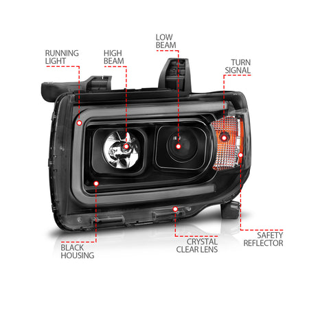 ANZO USA 111381 - Headlight Set