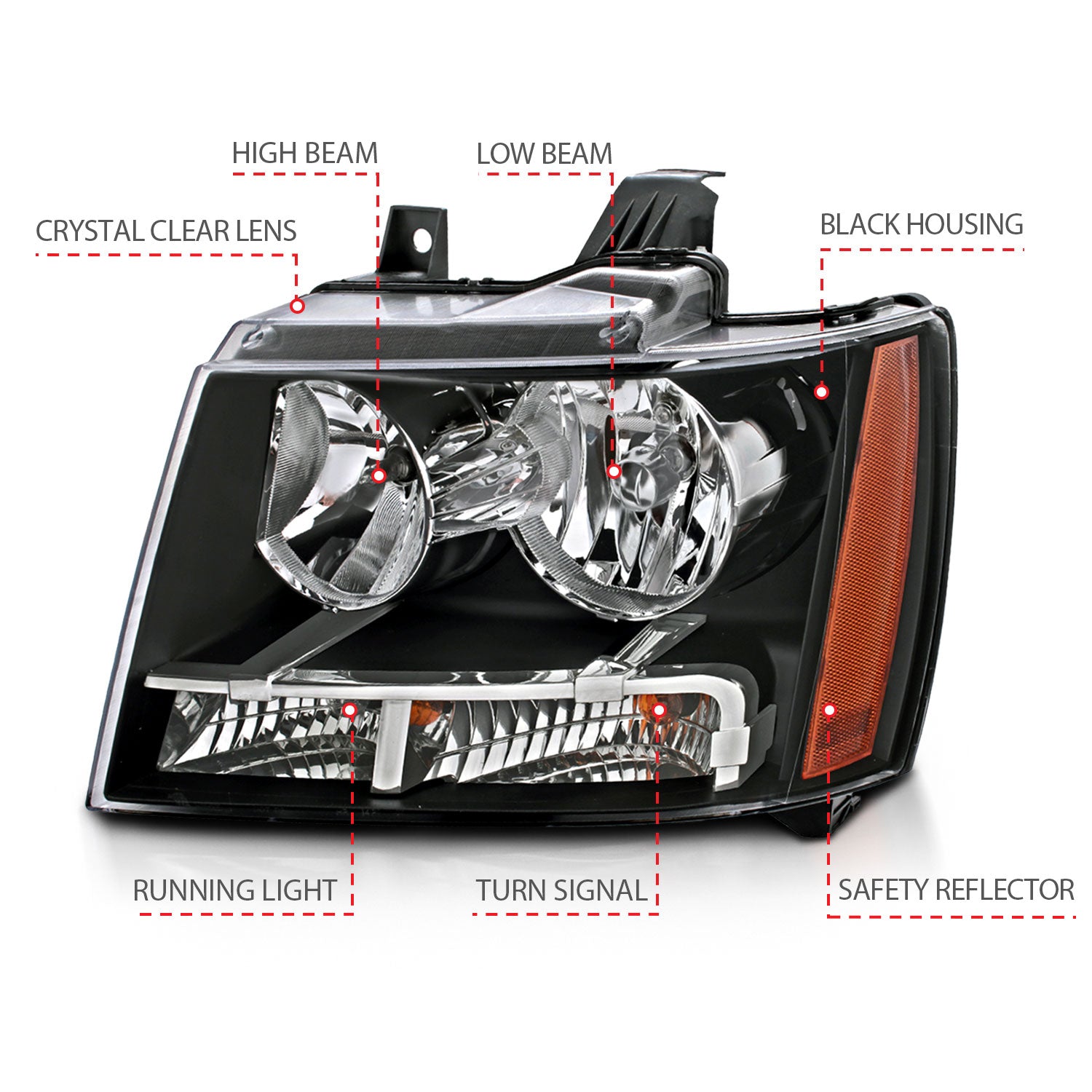 ANZO USA 111392 - Headlight Set