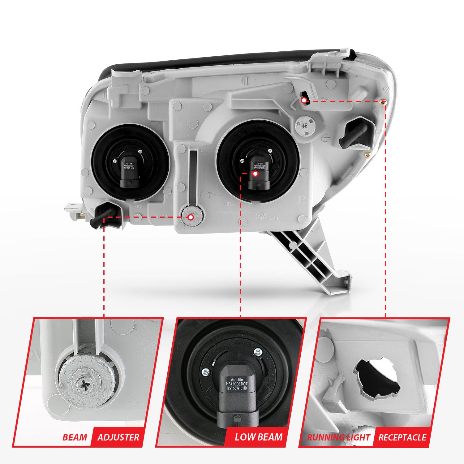 ANZO USA 111394 - Headlight Set