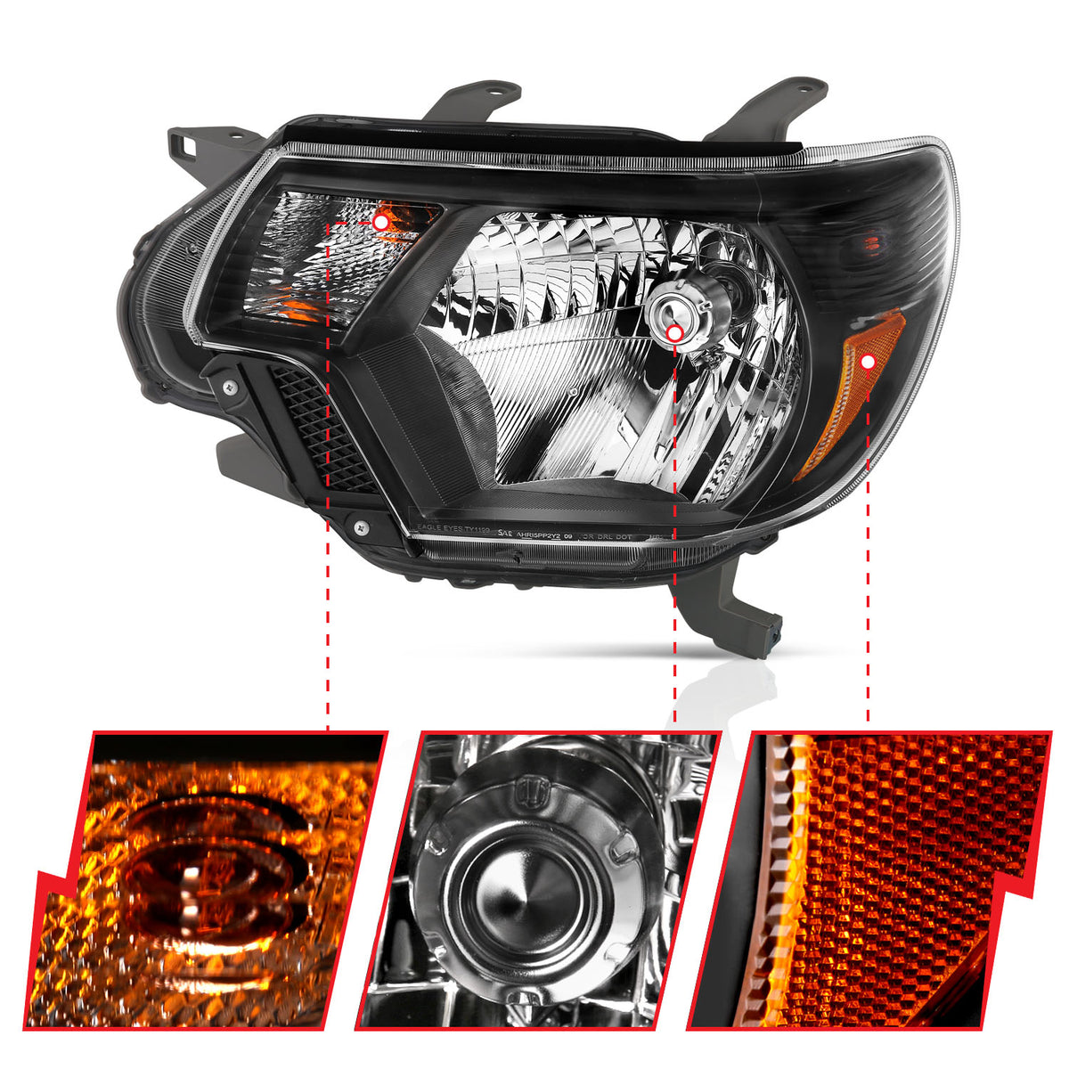 ANZO USA 111395 - Headlight Set