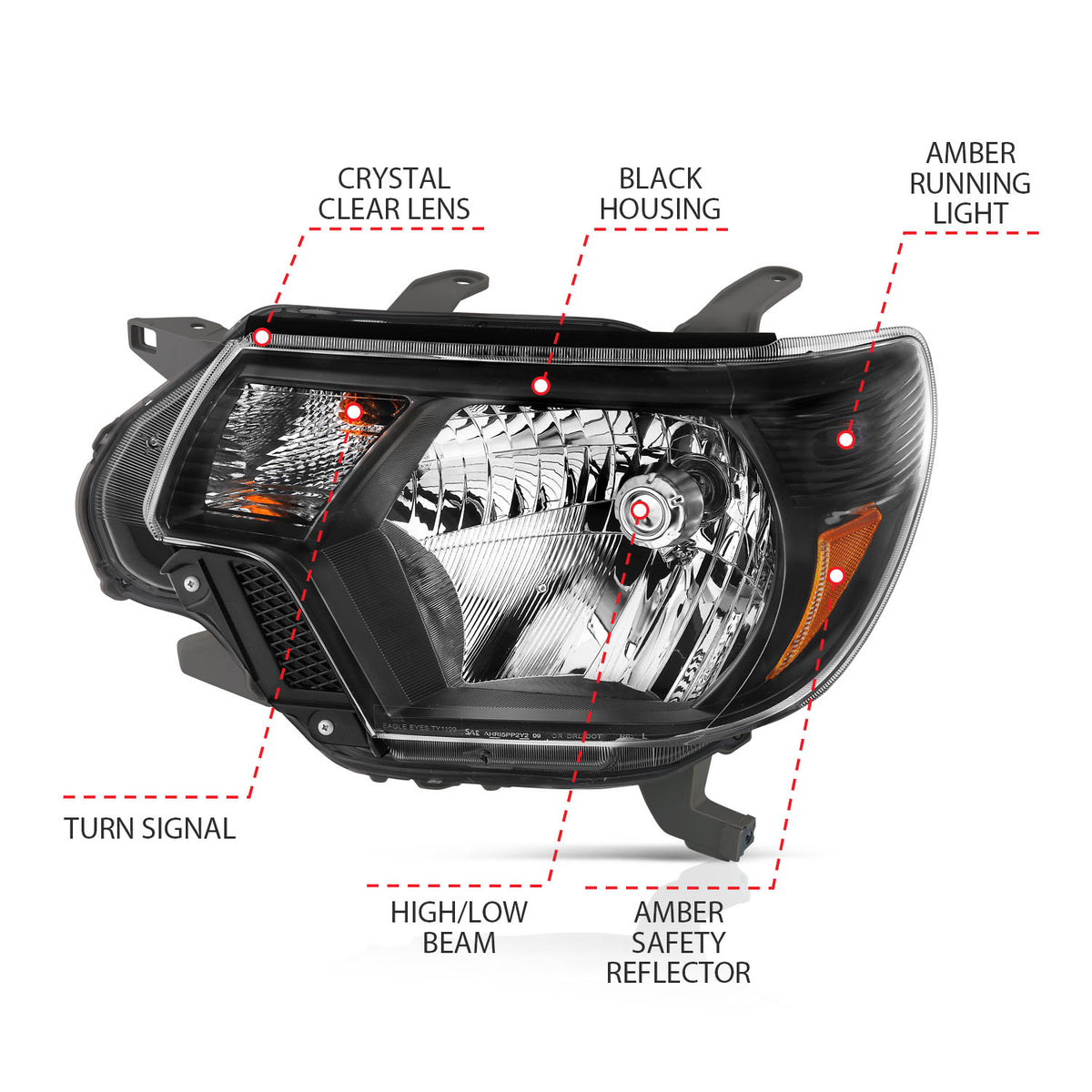 ANZO USA 111395 - Headlight Set