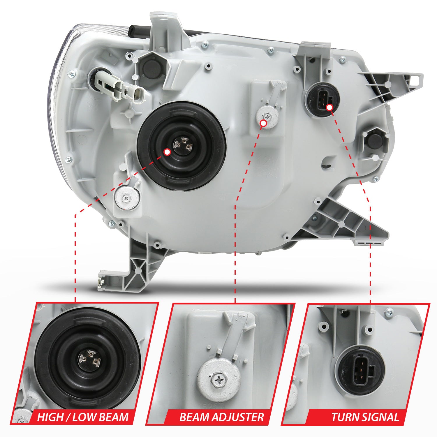 ANZO USA 111395 - Headlight Set