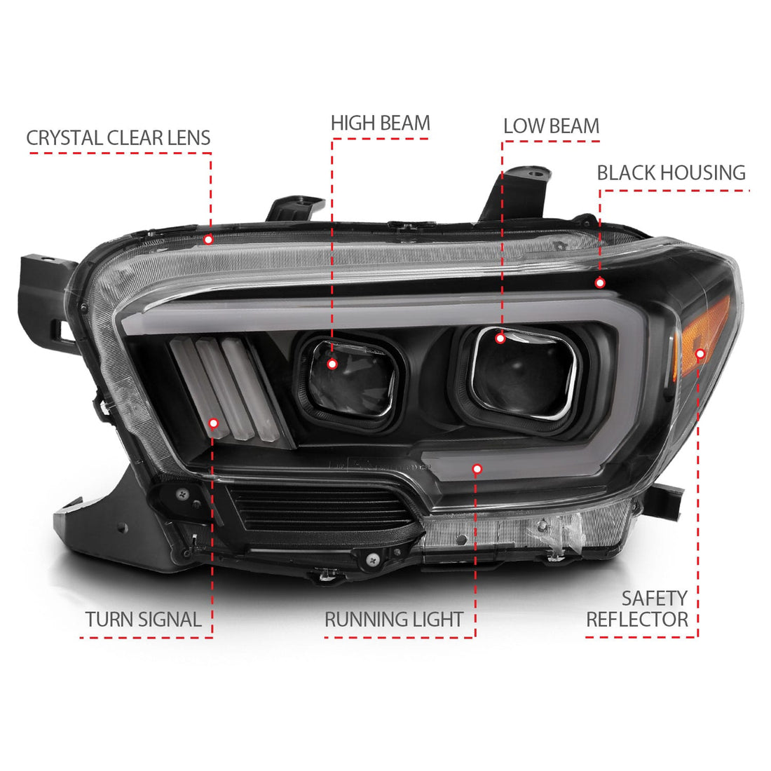 ANZO USA Electrical Lighting and Body ANZO USA 111396 Headlight Set