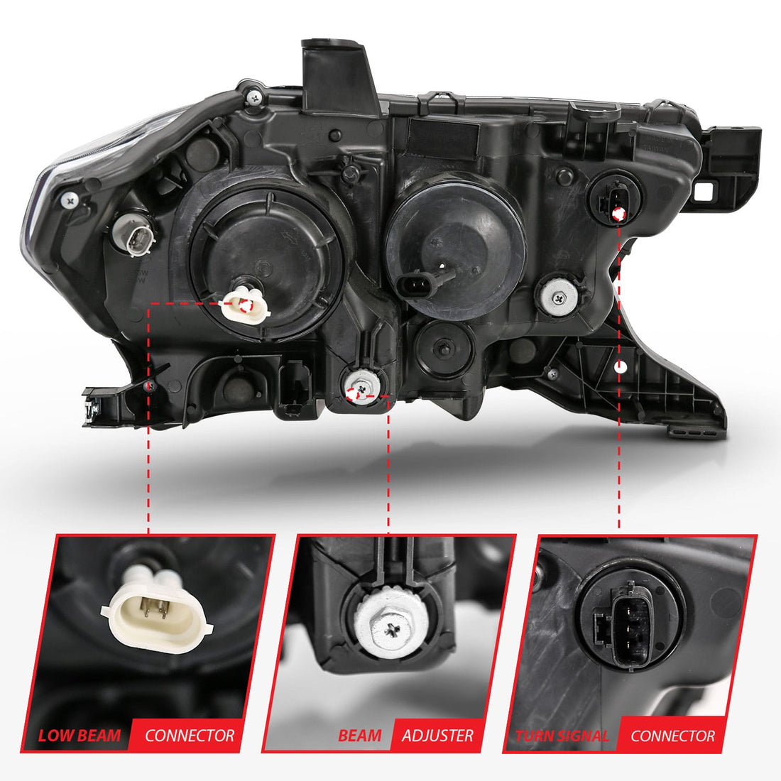 ANZO USA Electrical Lighting and Body ANZO USA 111396 Headlight Set
