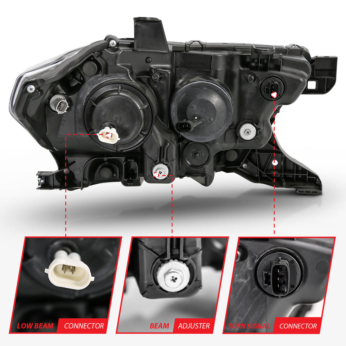 ANZO USA 111396 - Headlight Set