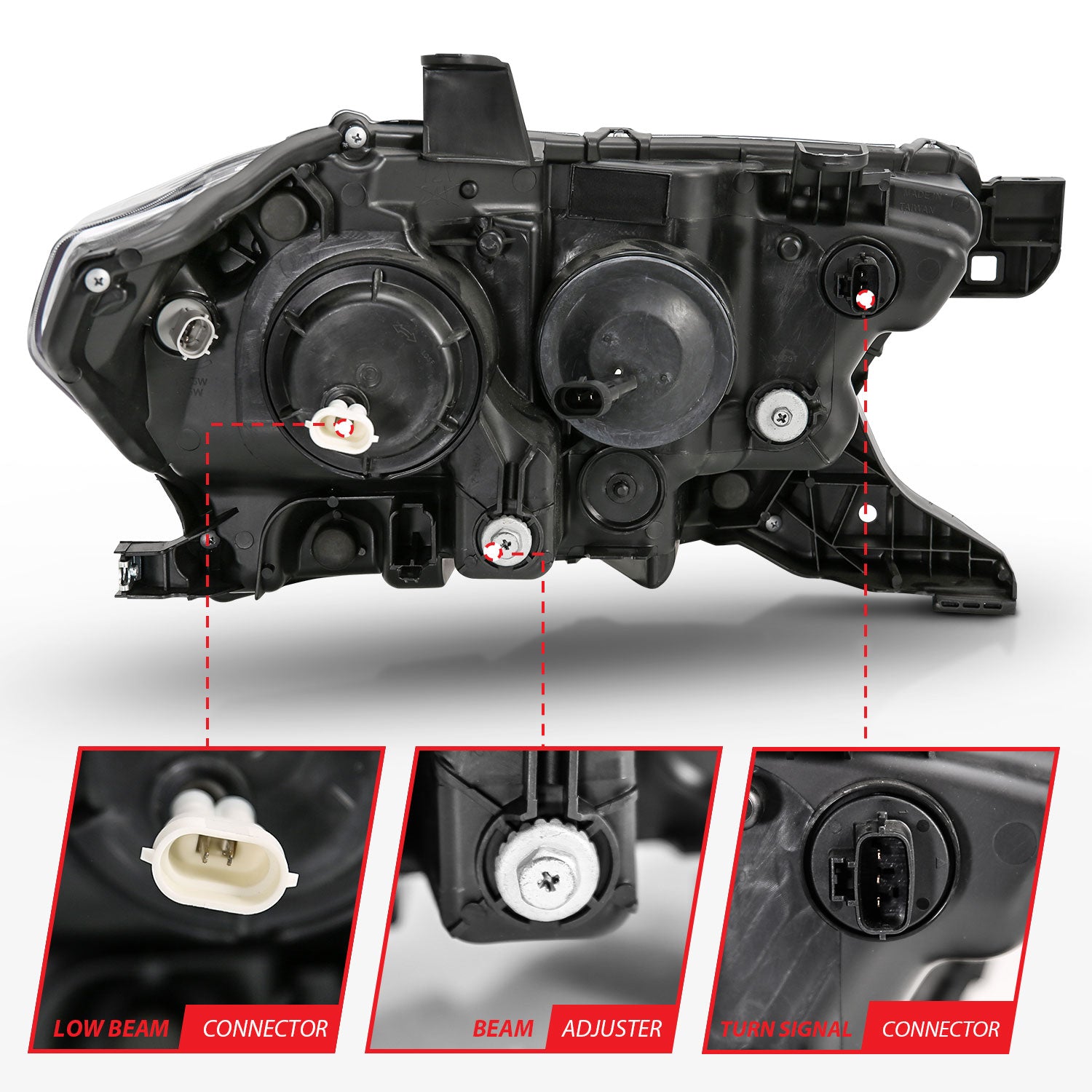ANZO USA 111396 - Headlight Set